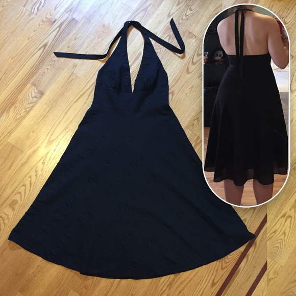 J. Crew Dresses & Skirts - J. Crew black cotton halter dress
